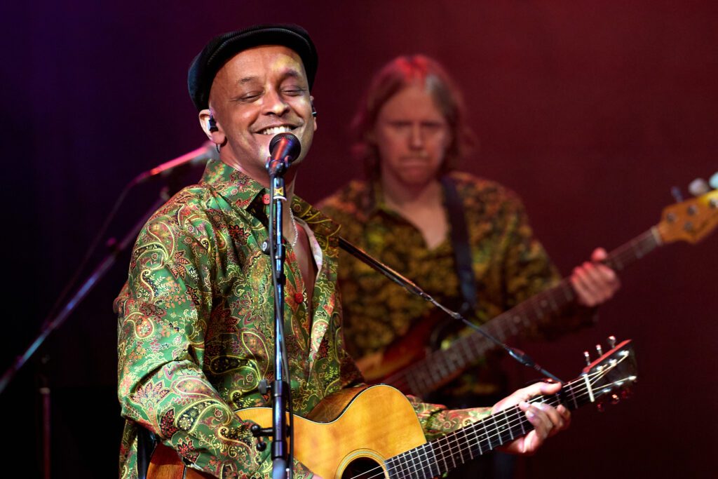 Daniel Lemma på musikföreställningen Västanå Sessions på Västanå Musik & Teater i Sunne.